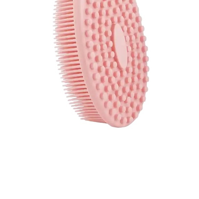 Perie pentru corp 2 in 1, burete din silicon pentru curatare, exfoliere si masaj corporal, Empria, Roz, Diverse modele [5]