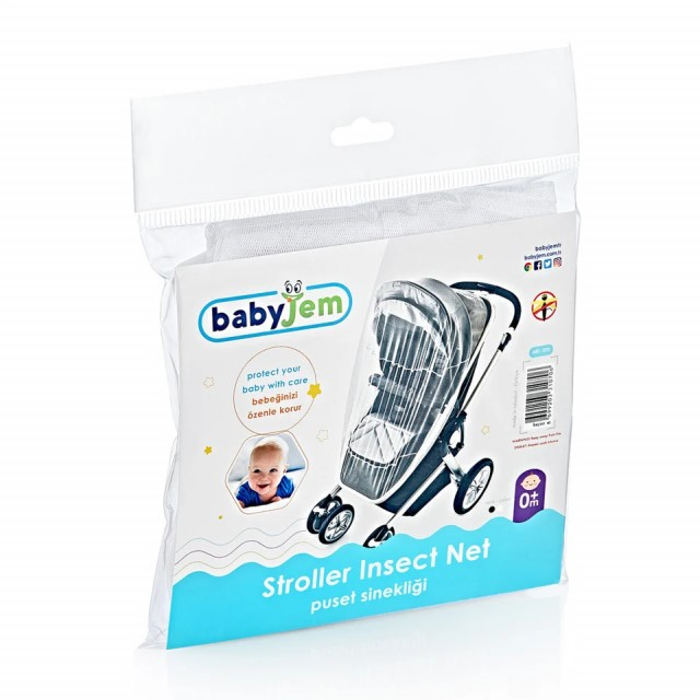 Plasa impotriva insectelor BabyJem, Alb [2]