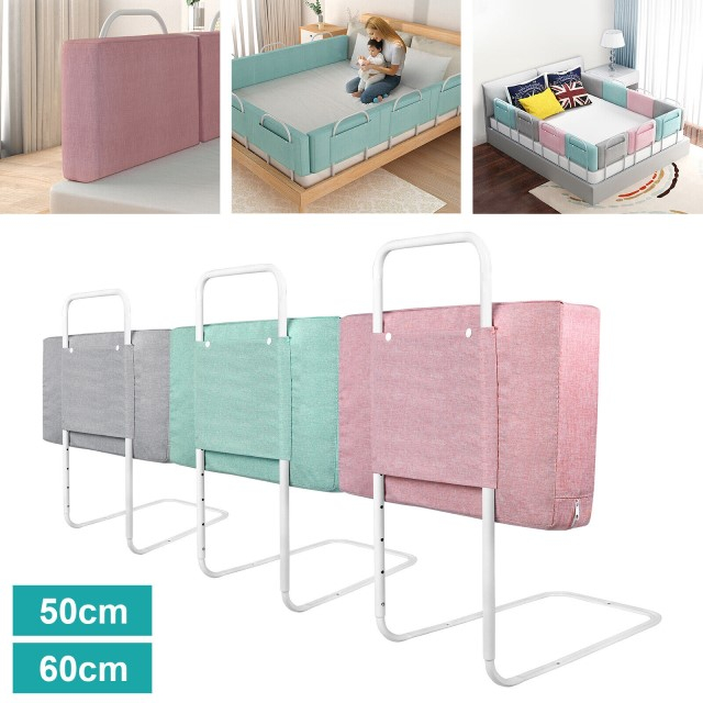 PRODUS RESIGILAT - Mini-Bumper protectie pat, 50(L)x56(H) cm, Roz pastel [11]