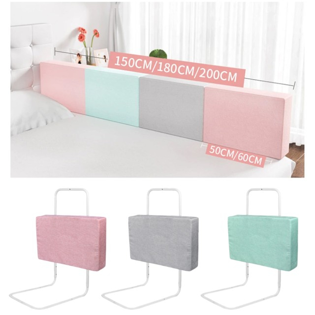 PRODUS RESIGILAT - Mini-Bumper protectie pat, 50(L)x56(H) cm, Roz pastel [19]