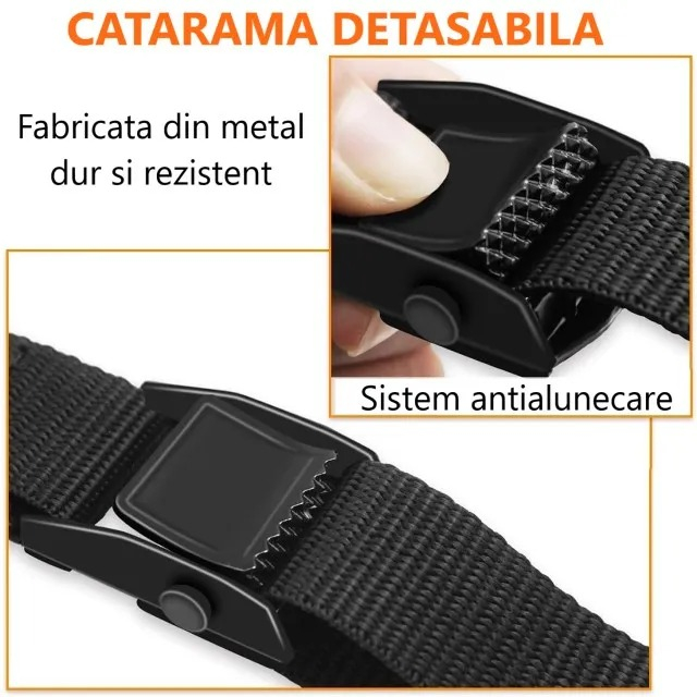 Protectie impotriva daramarii televizorului, ancorare TV, protectie cutremur, chingi din nailon si metal, Empria [9]