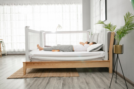 Protectie laterala pat XXL inaltime ajustabila 81-96 cm | Empria [3]