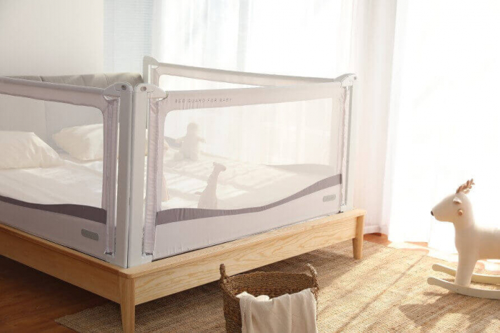Protectie laterala pat XXL inaltime ajustabila 81-96 cm | Empria [9]