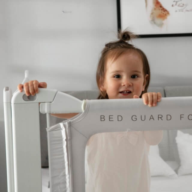 Protectie laterala pat XXL inaltime ajustabila 81-96 cm | Buy4Baby [13]
