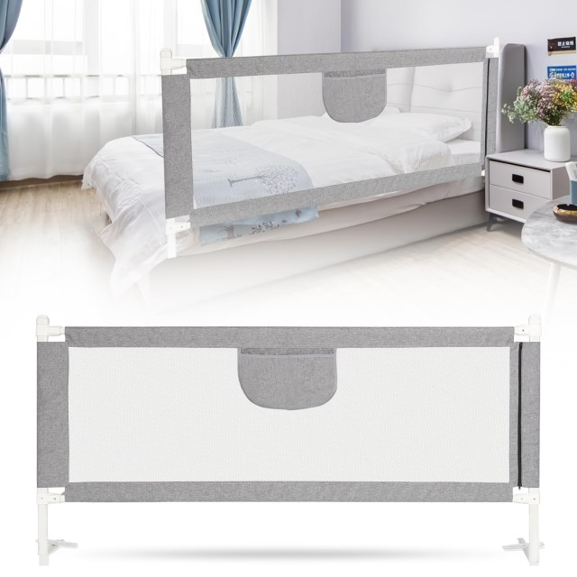 Protectie pat copii, inaltime ajustabila 69-97 cm, 215 cm [6]