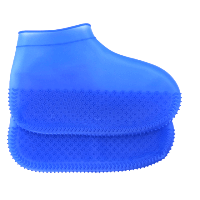 Protectii pentru incaltaminte, impermeabile de silicon, anti-alunecare, empria, marime s 30 - 34, albastru