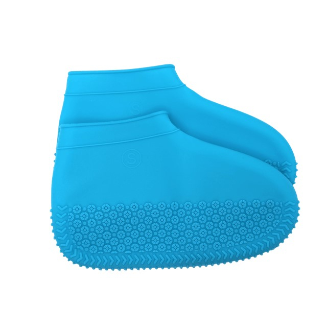 Protectii pentru incaltaminte, impermeabile de silicon, anti-alunecare, Empria, marime S 30 - 34, Bleu [4]
