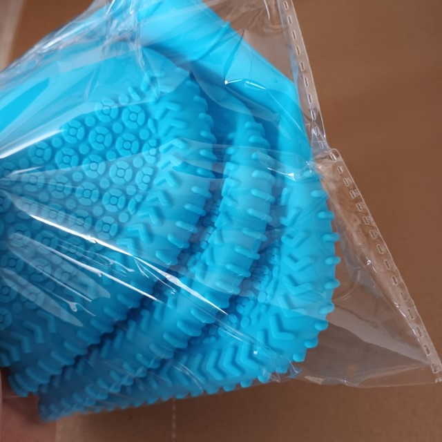 Protectii pentru incaltaminte, impermeabile de silicon, anti-alunecare, Empria, marime S 30 - 34, Bleu [5]