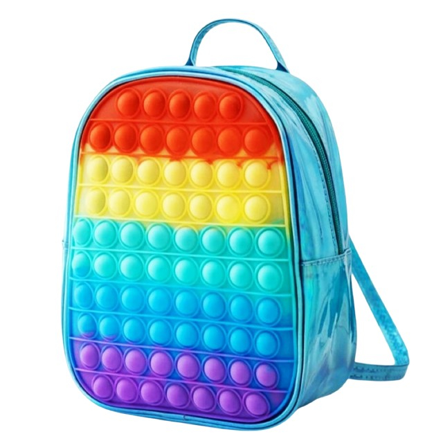 Rucsac ghiozdan prescolari, Empria, Pop It, Antistres, Rainbow