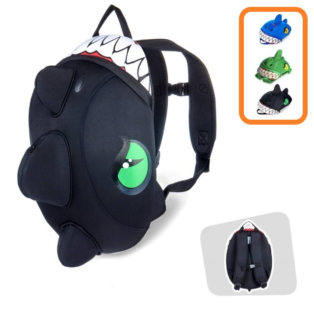 Rucsac pentru copii, model 3D cu Dragon, bretele ajustabile, Diverse culori [7]