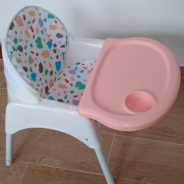 Scaun de masa bebe, 3 in 1, 6 luni - 4 ani, bebelusi si copii, multifunctional, transformabil in scaunel si masuta, Planets [9]