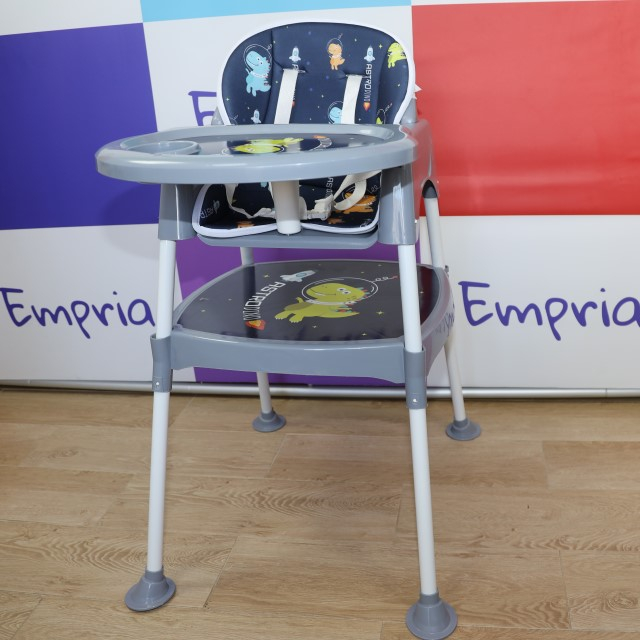 PRODUS RESIGILAT - Scaun masa copii si bebelusi, Empria, 3 in 1, multifunctional, transformabil in scaunel si masuta, Aviator [8]