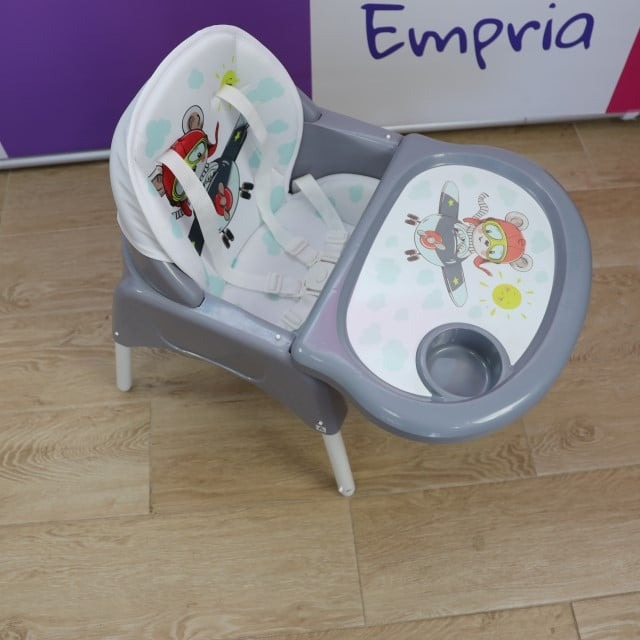 Scaun masa copii si bebelusi, Empria, 3 in 1, multifunctional, transformabil in scaunel si masuta, Diverse modele [17]