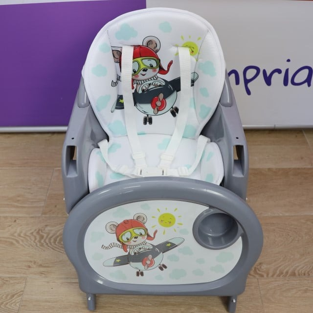 Scaun masa copii si bebelusi, Empria, 3 in 1, multifunctional, transformabil in scaunel si masuta, Diverse modele [10]