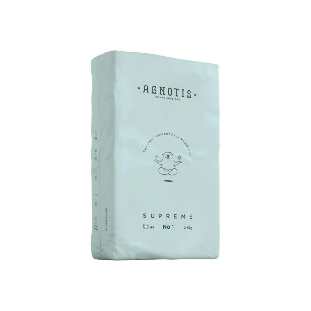 Scutece hipoalergenice Supreme Agnotis, marimea nr.1, 2-5 kg, 44 bucati [2]