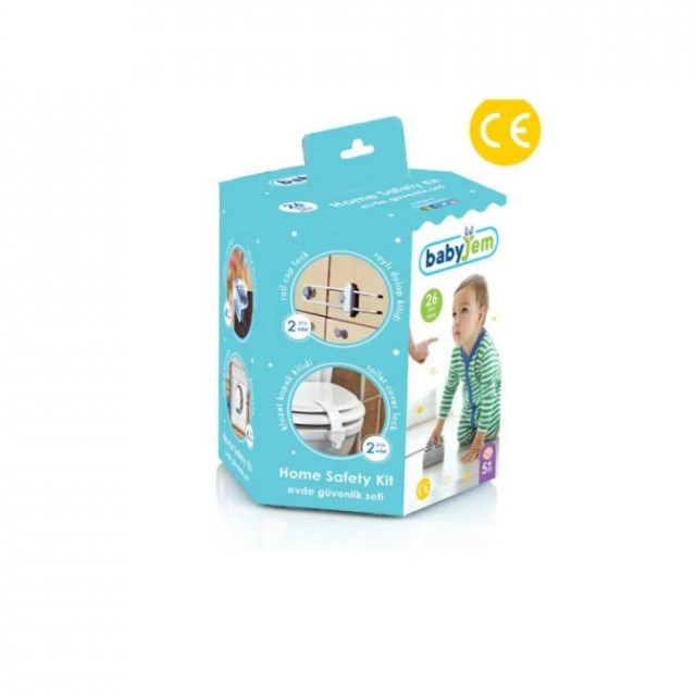 Set 26 protectii pentru mobilier BabyJem Home Safety Kit [3]