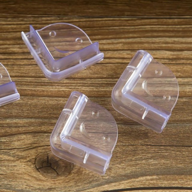 Set 4 coltare silicon transparent, 4.2x1.9x0.8 cm_Empria [4]