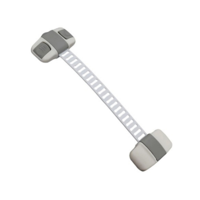Set 4 protectii flexibile si ajustabile pentru dulapuri, 20 x 5.5 cm, Gri [4]