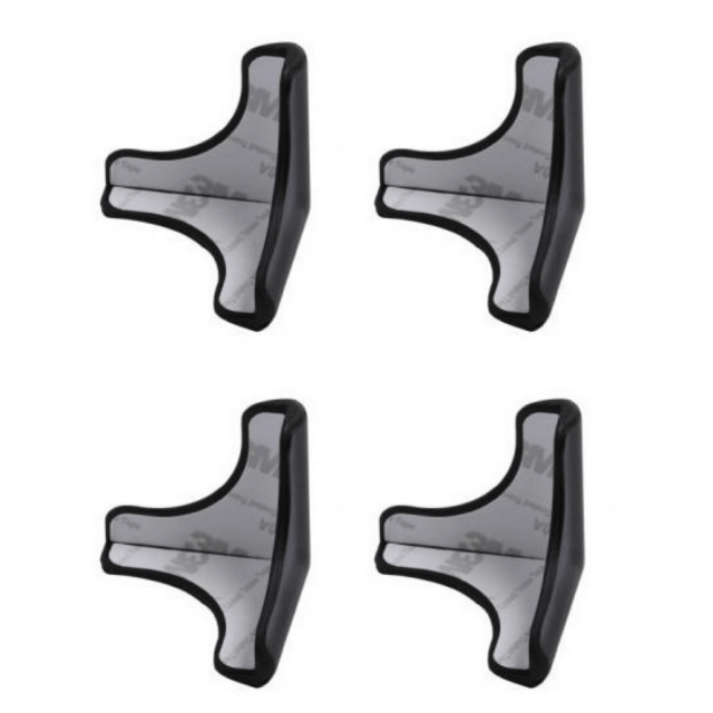 Set 4 protectii colt in trei laturi, 4.5x1.4x0.3 cm, silicon, Diverse culori [2]