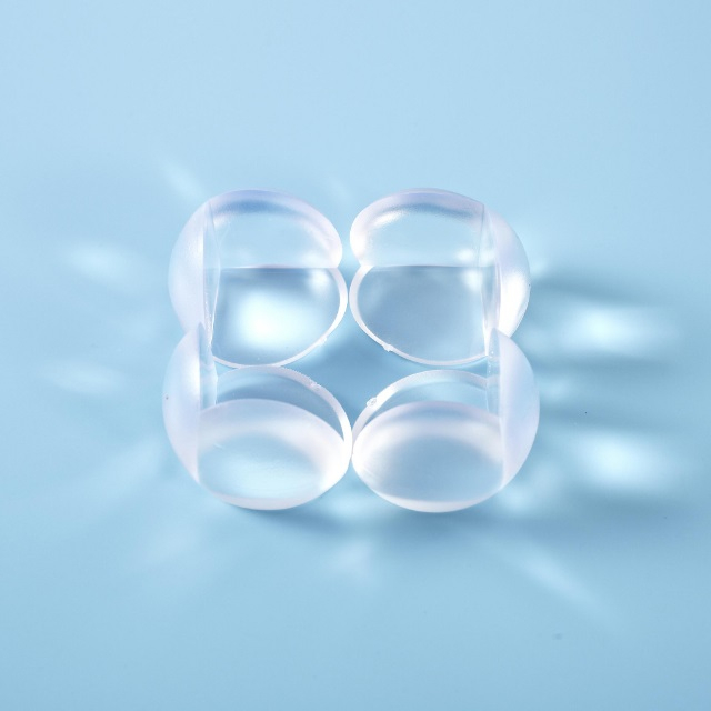Set 4 protectii rotunde silicon transparent, 3x2.3x2.0 cm_Empria [8]