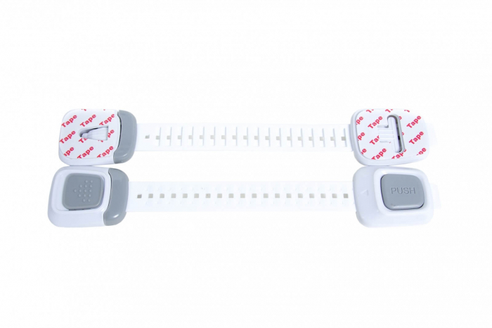 Set cu incuietoare dubla pentru usi si sertare gri, 25 cm_Empria [7]