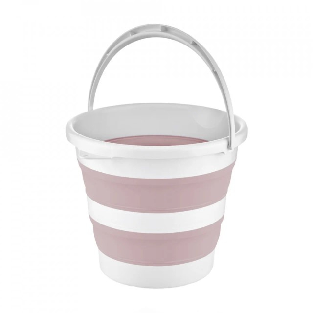 Set de baie cu 5 piese si cadita pliabila Babyjem, Roz [2]