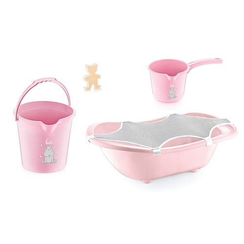 Set de baie cu 6 piese Bebe Lux BabyJem, Diverse culori [2]