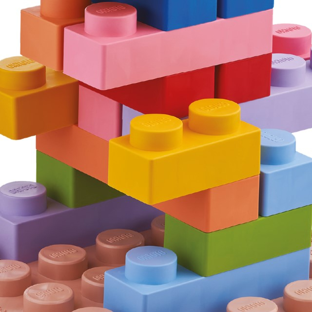 Set senzorial cu blocuri de constructie 3D, dimensiuni mari, 32 piese [6]