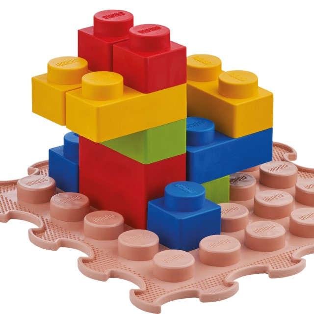 Set senzorial cu piese de constructie 3D, dimensiuni mari, 16 piese [4]