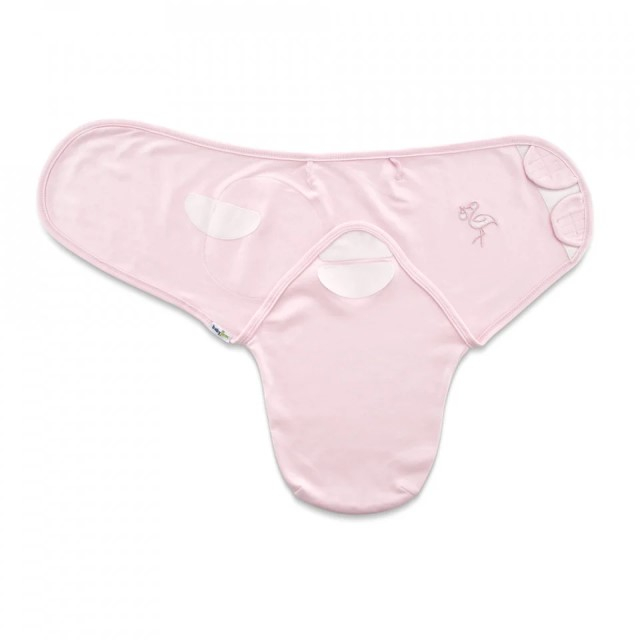 Sistem de infasare din bumbac 0-3 luni babyjem swaddle, roz