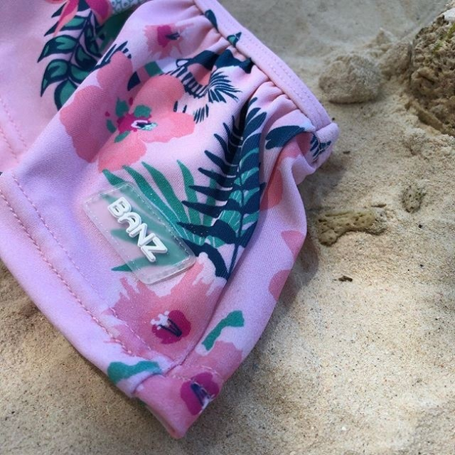 Slip copii - Chilotei pentru Inot, Protectie Soare UPF50+, Floral Pink, Diverse marimi [11]