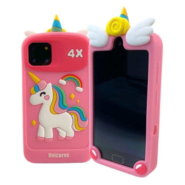 Smartphone copii jucarie educativa video foto 32gb TF card rezolutie 480 800 display 10cm, Roz