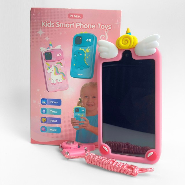 Smartphone copii jucarie educativa video foto 32gb TF card rezolutie 480*800 display 10cm, Diverse culori [16]