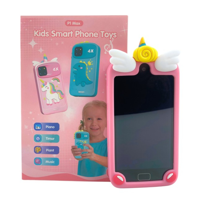 Smartphone copii jucarie educativa video foto 32gb TF card rezolutie 480*800 display 10cm, Diverse culori [8]