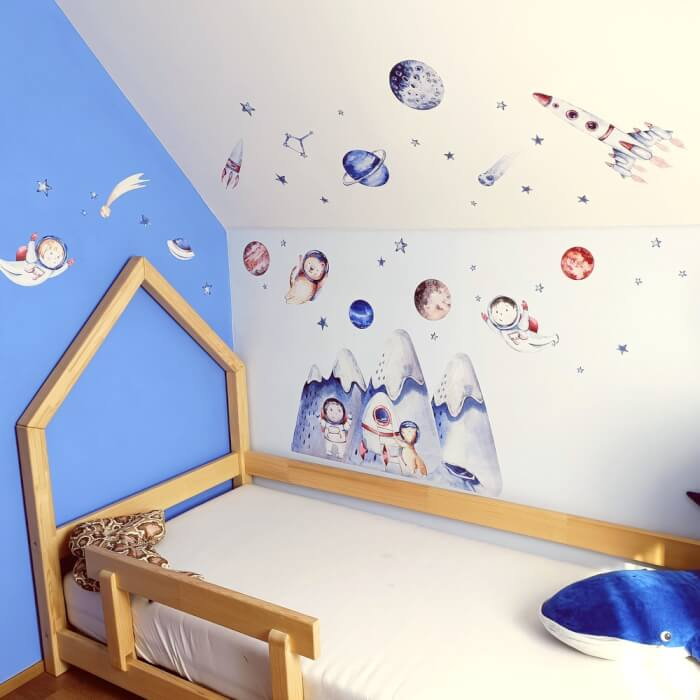 Stickere de perete - Micii astronauti si spatiu [3]