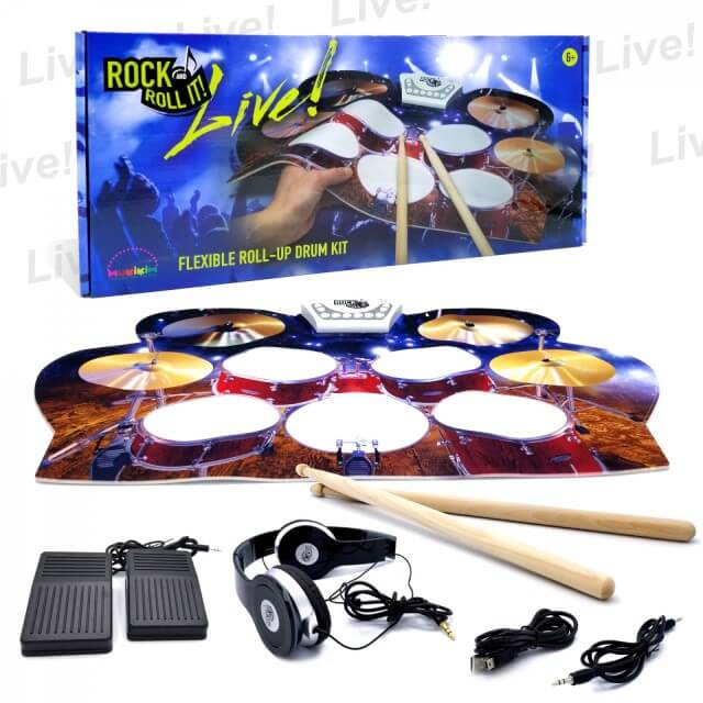 Tobe pentru copii ROCK AND ROLL IT Live drums Jucarii copii si jocuri educative