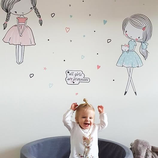 Zane INSPIO, autocolante in culoarea mentei si roz pudrat, 90 cm menta-roz [5]