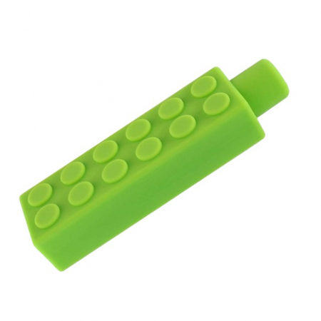 Jucarii dentitie - Accesoriu creion, jucarie senzoriala antistres din silicon moale, Empria, Diverse culori