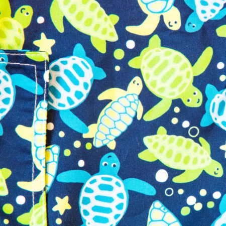 Haine si articole pentru plaja copii si bebelusi - Bermude Baieti cu Protectie UV, Protectie Solara UPF50+, Turttle, Diverse marimi