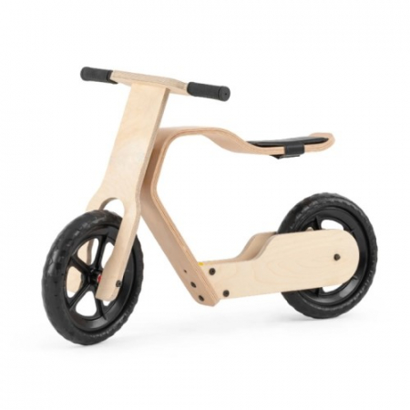 Jucarii copii si jocuri educative - Bicicleta fara pedale MamaToyz RideMe, din lemn natural