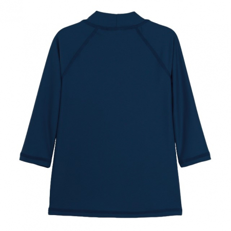 Haine plaja / inot - Bluza Copii Maneca Lunga, Anti-Iritatii, Protectie Soare UPF50+, Navy Jungle, Marimea 0
