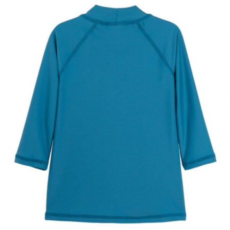 Haine si articole pentru plaja copii si bebelusi - Bluza Copii Maneca Lunga, Anti-Iritatii, Protectie Soare UPF50+, Petrol Jungle, Diverse marimi