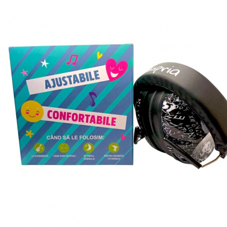 Casti antifonice pentru copii si bebelusi - Casti antifonice pentru copii Slim Skull