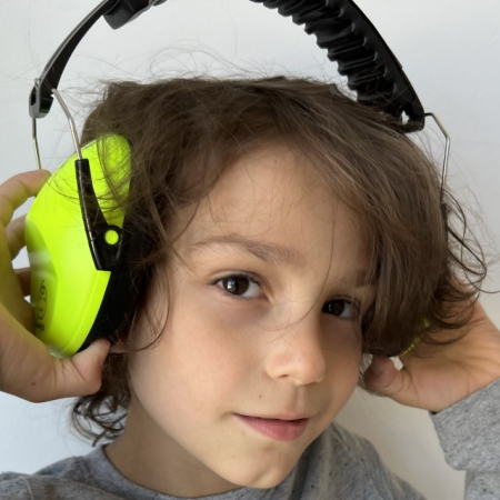 Casti antifonice pentru copii si bebelusi - Casti antifonice pentru copii Vivid Slim, model ajustabil, Empria, Diverse culori