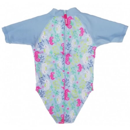 Haine si articole pentru plaja copii si bebelusi - Costume de Baie / Inot pentru bebelusi si copii, Protectie Soare UPF50+, Sea Horse, Diverse marimi