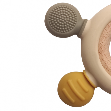 Jucarii dentitie - Jucarie bebe dentitie, senzoriala, inel gingival bebelusi, silicon, Empria, Diverse modele