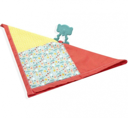 Jucarii dentitie - Jucarie dentitie cu paturica pathwork BabyJem, Diverse culori