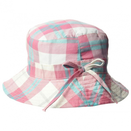 Palarii protectie UV - Palarie Copii Bucket, Protectie Soare UPF50+, White Check, Diverse marimi