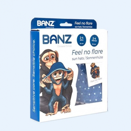 Palarii protectie UV - Palarie Copii Bucket, Protectie Solara UPF50+, Blue Dots, Diverse marimi