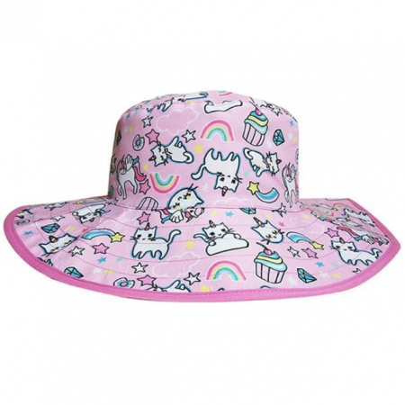 Palarii protectie UV - Palarie Bebelusi Reversibila, Protectie solara UPF50+, Catz, 0 - 2 ani